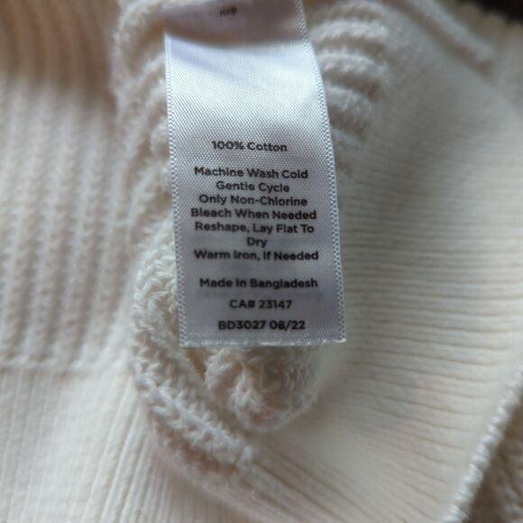 Haven Well Within Cardigan Sweater Womens Medium White Boyfriend Knit - Picture 5 of 5